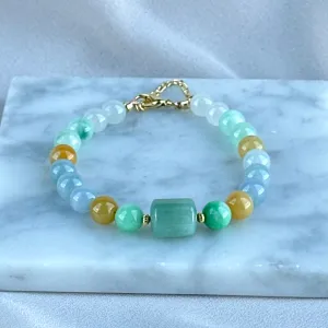 22388 Jade of Abundance Highly Translucent Bracelet