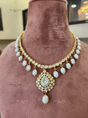925 silver Veer bridesmaid necklace