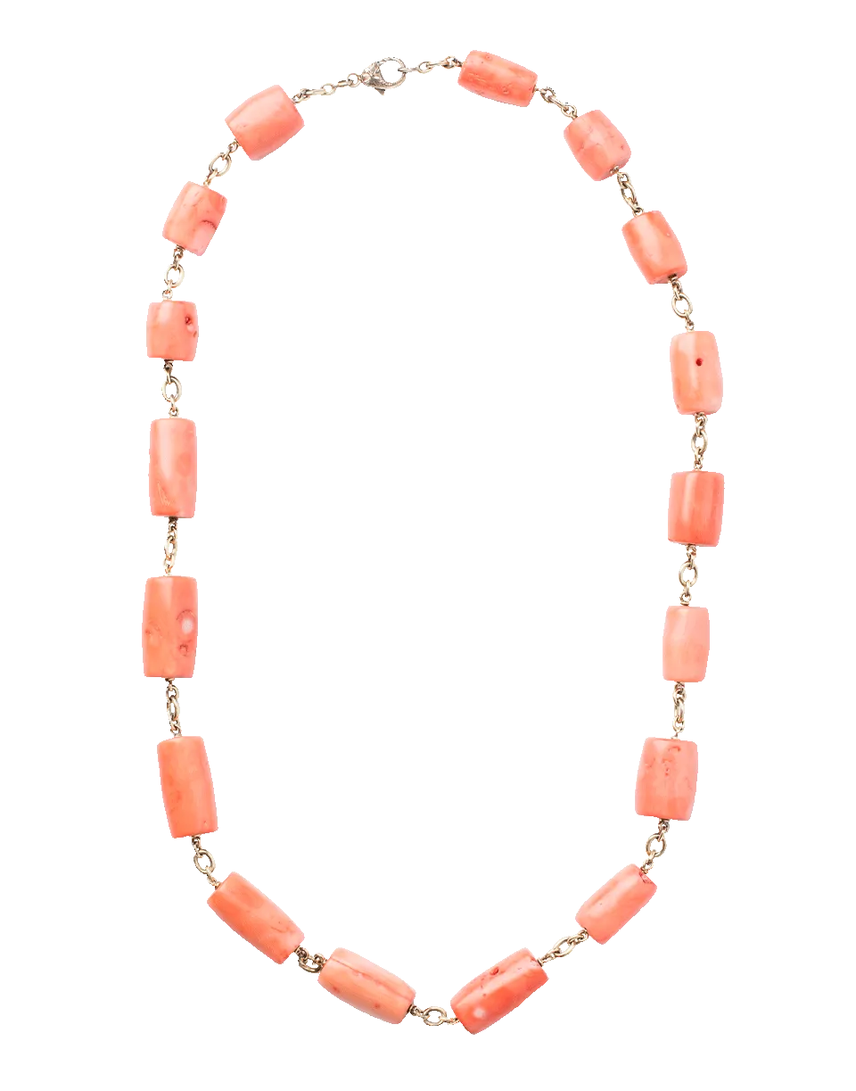 Antique Bamboo Coral Necklace