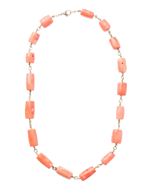 Antique Bamboo Coral Necklace
