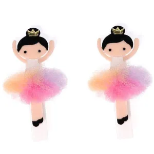 Ballerina Rainbow Tutu Hair Clip