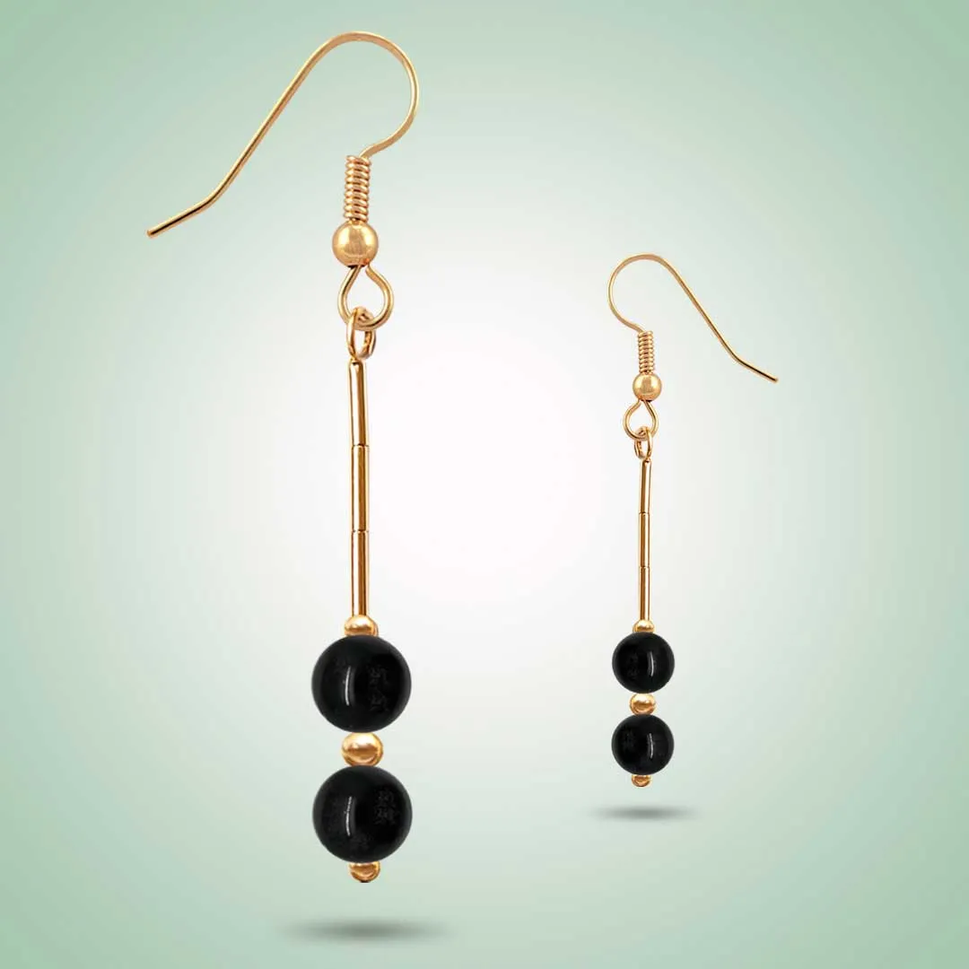 Black Duo-Elo Earrings