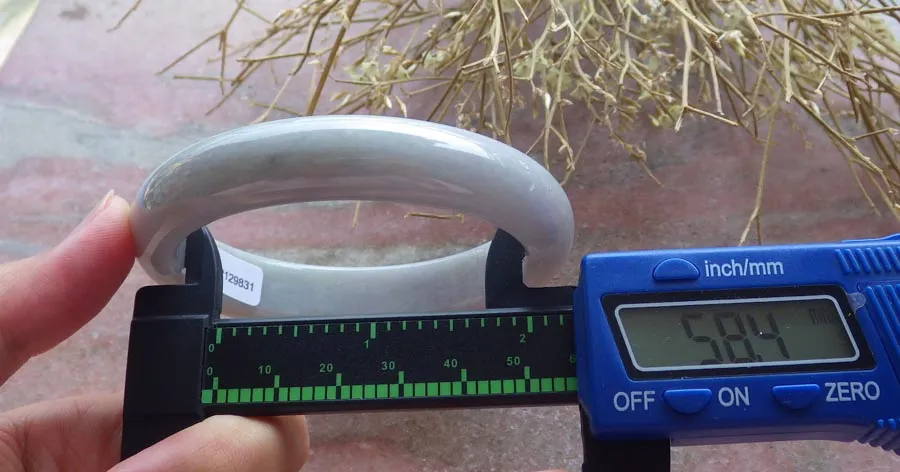 Certified Hand Carved Green 100% Natural Myanmar Burma Grade A JADE Jadeite Circle Bangle Bracelet 58mm