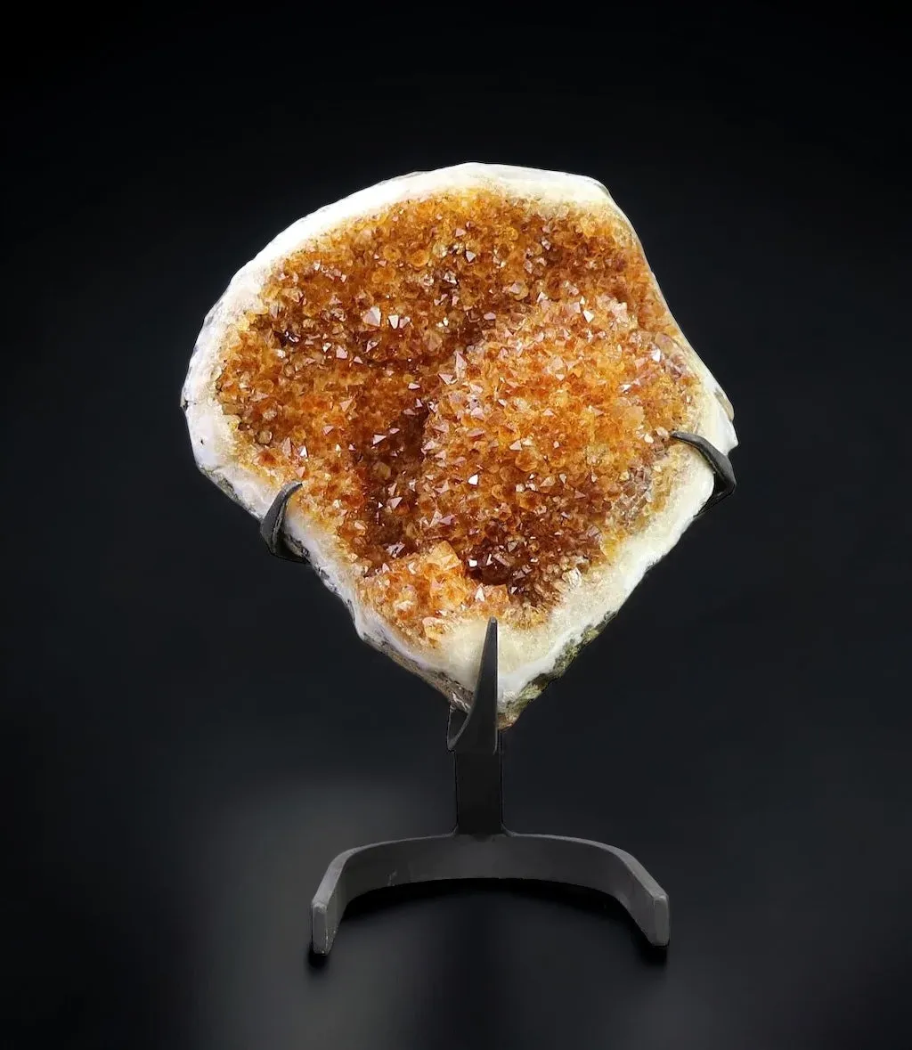 Citrine Crystals On Stand - 15.5"