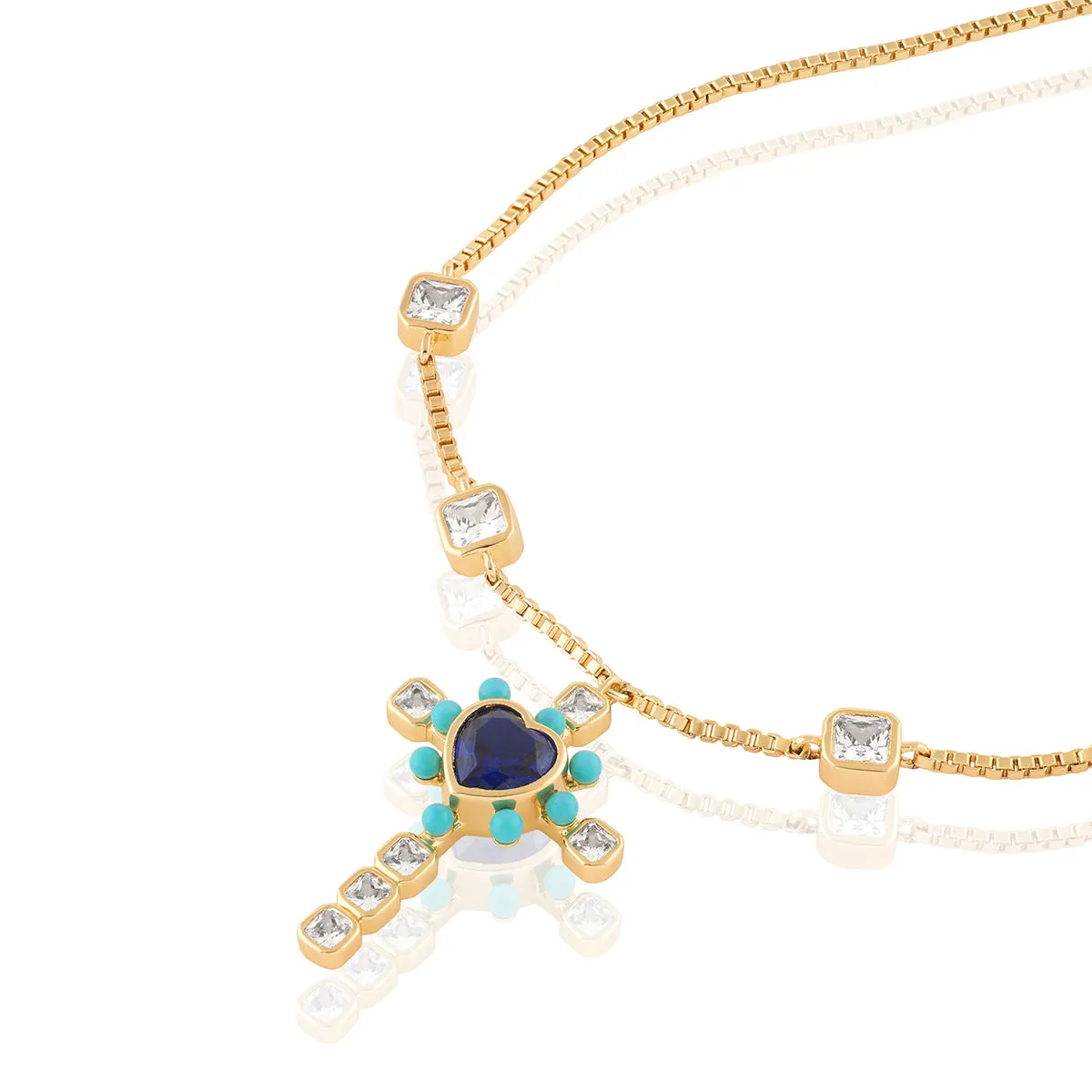 Cross My Heart Bracelet