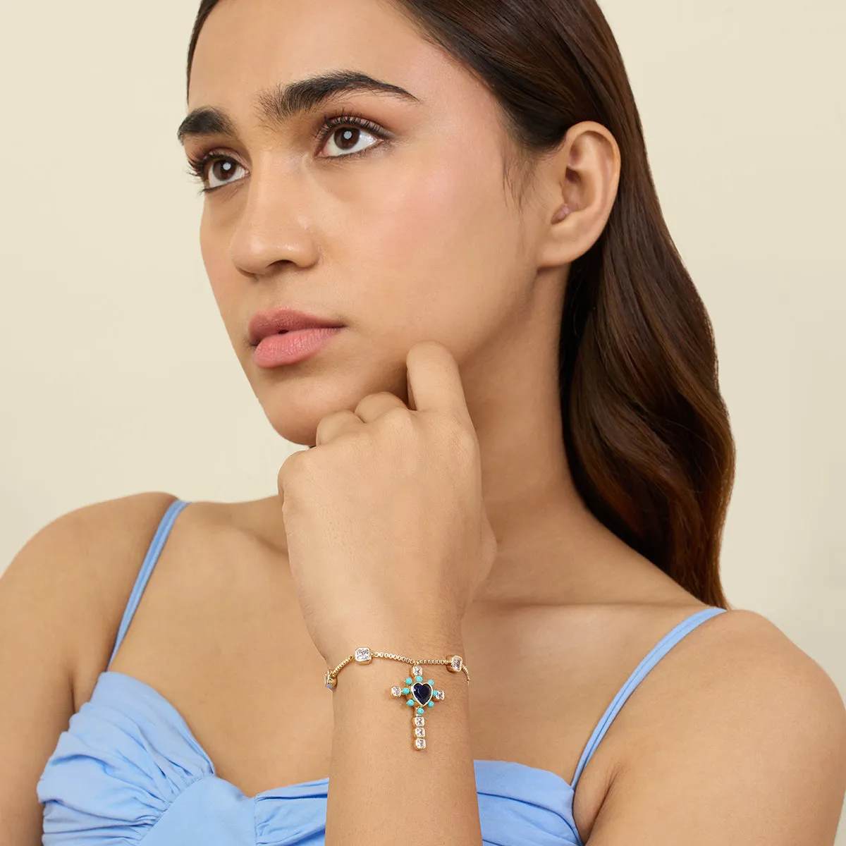 Cross My Heart Bracelet