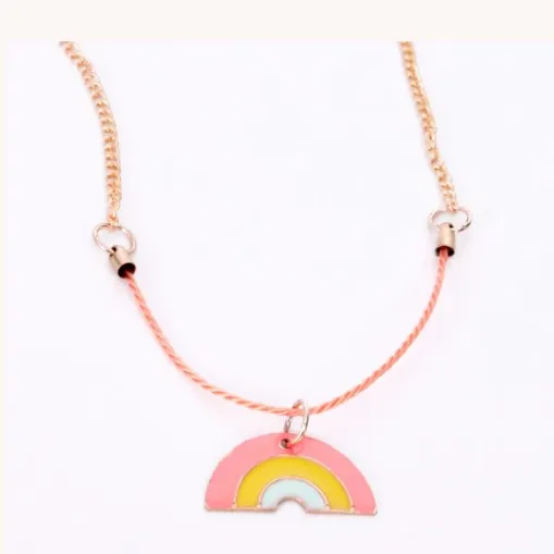 Enamel Rainbow Necklace