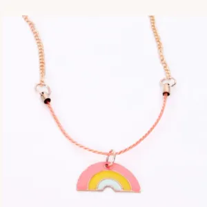 Enamel Rainbow Necklace