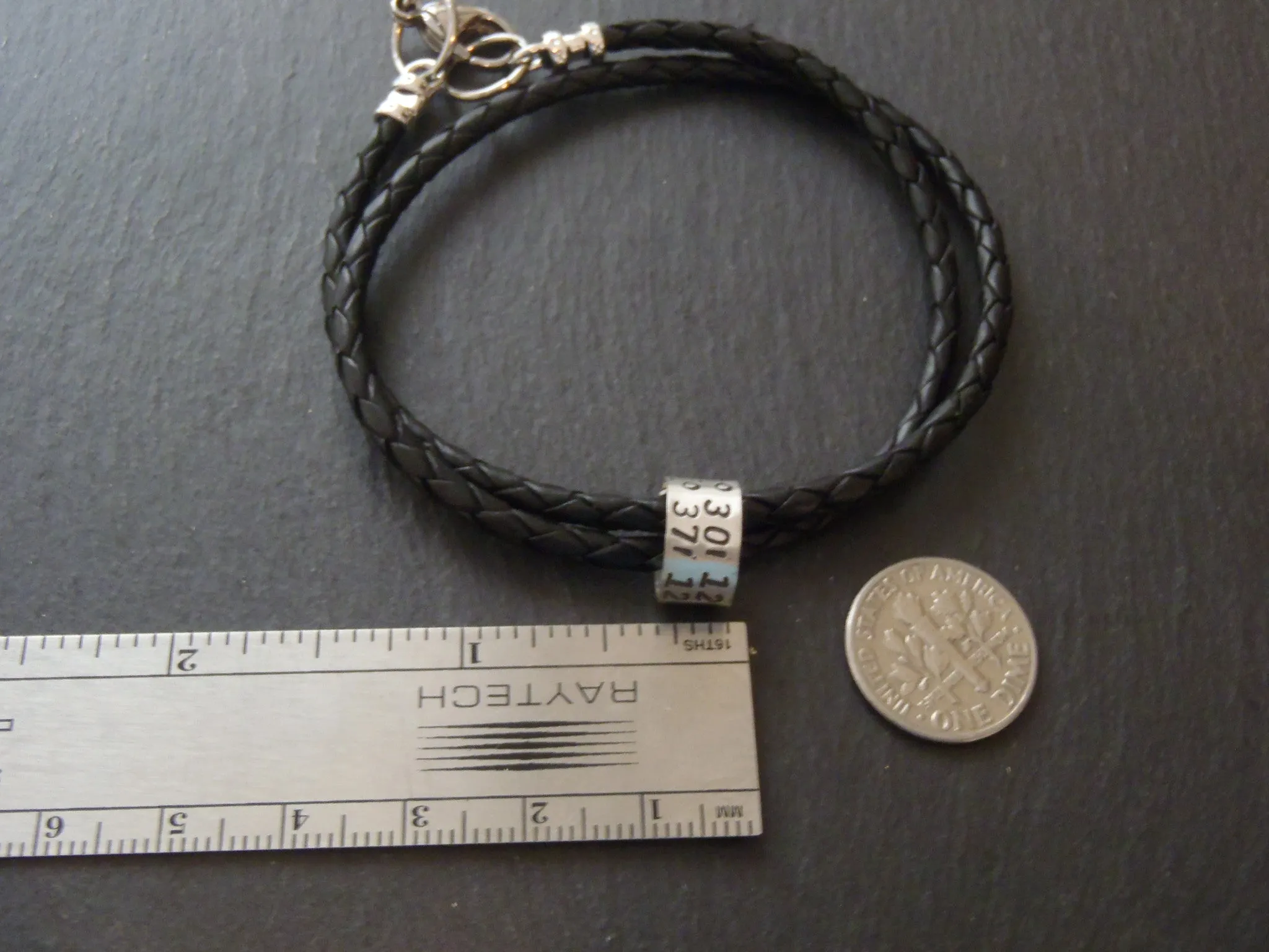 GPS coordinates Bracelet for men or women latitude longitude jewelry