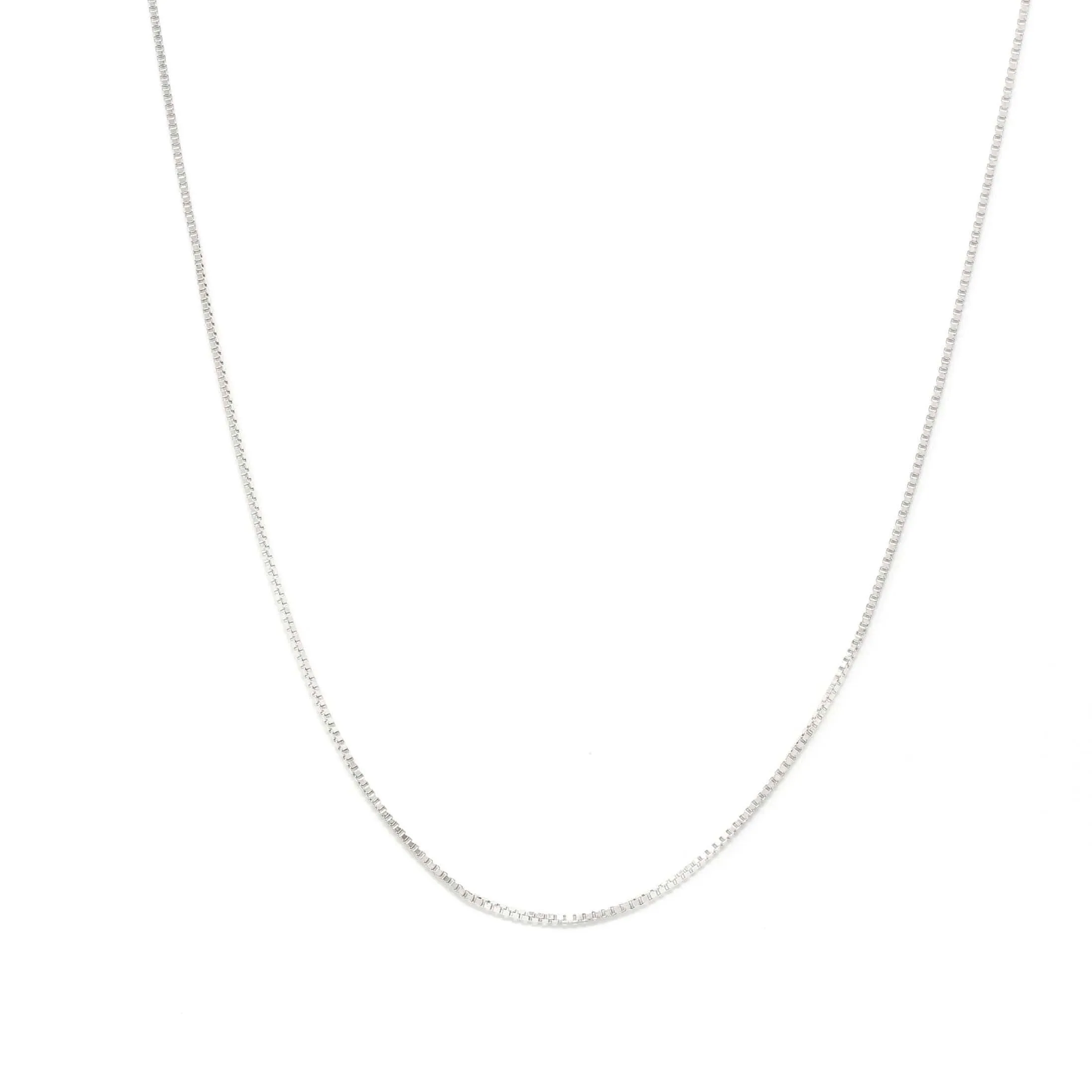Italian Sterling Silver Box Chain 18-20 in