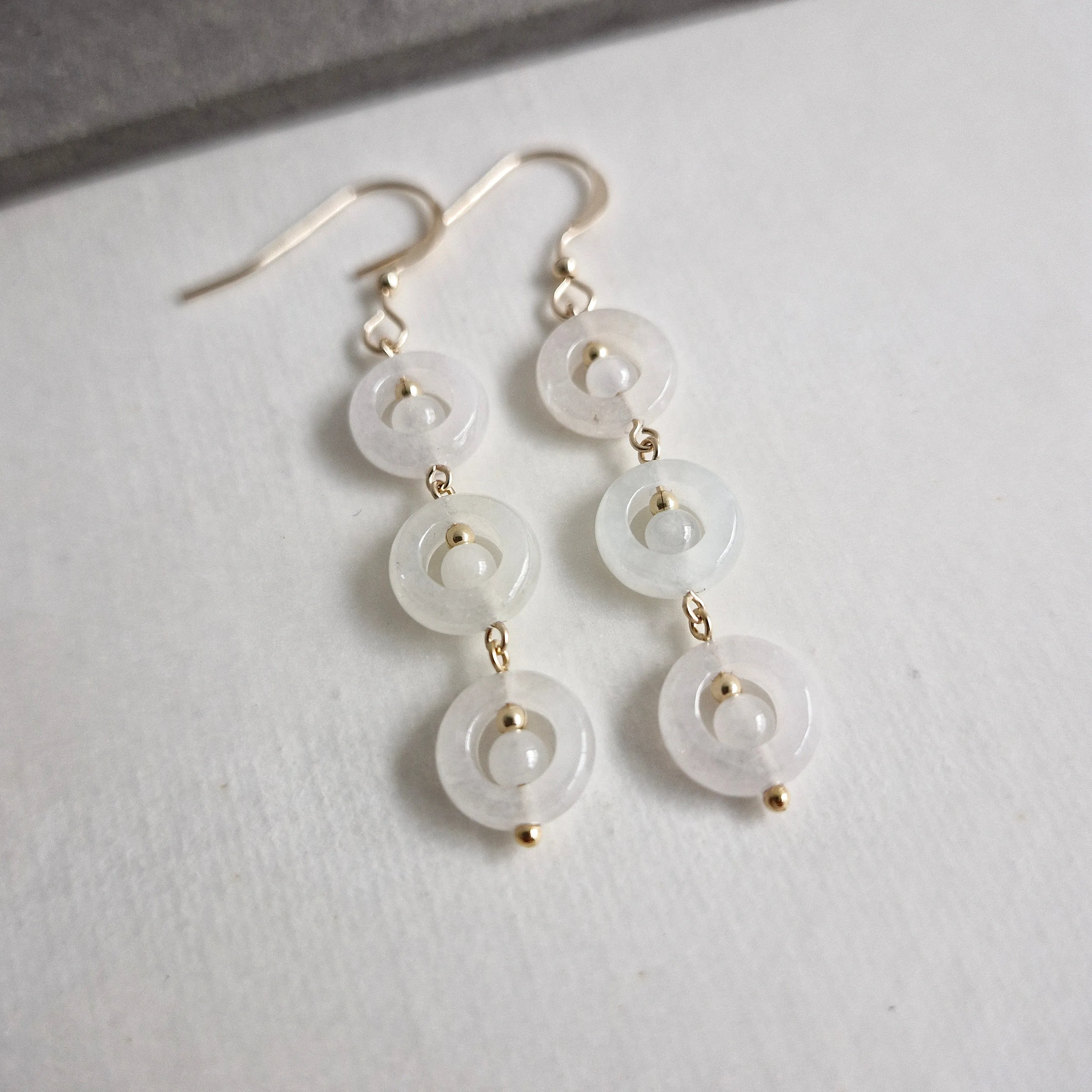 Jorian Jade Earrings | 14k Gold-filled