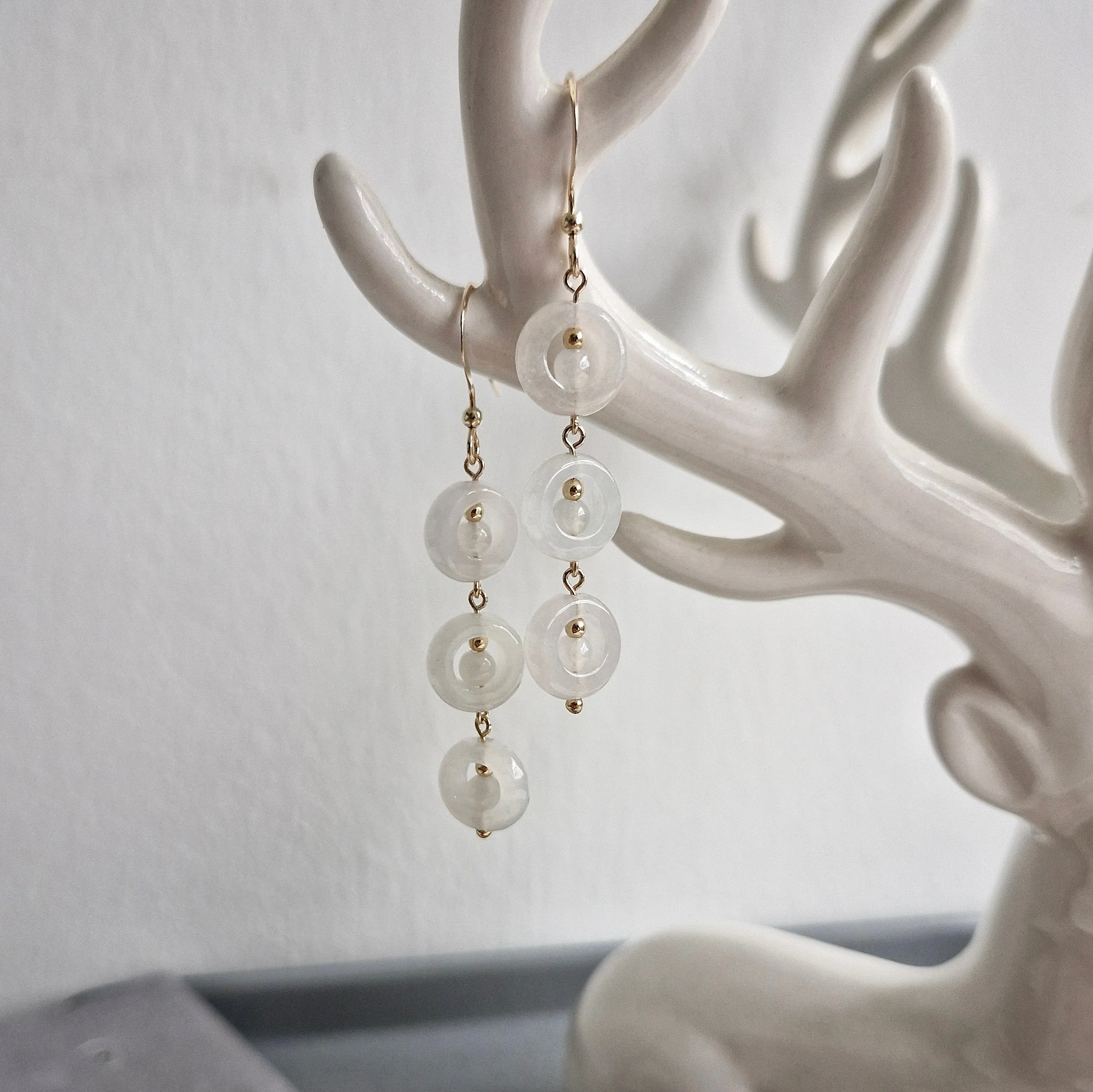 Jorian Jade Earrings | 14k Gold-filled