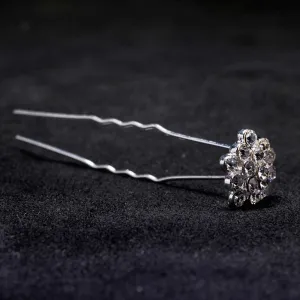 KBG Single Crystal Cluster Hairpin SS062-S