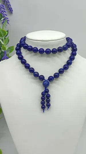 Lapis Lazuli AAA High Quality 54 Mala Beads 8mm with Bracelet Included