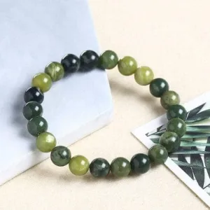 Natural Stone Green Jade Bracelet
