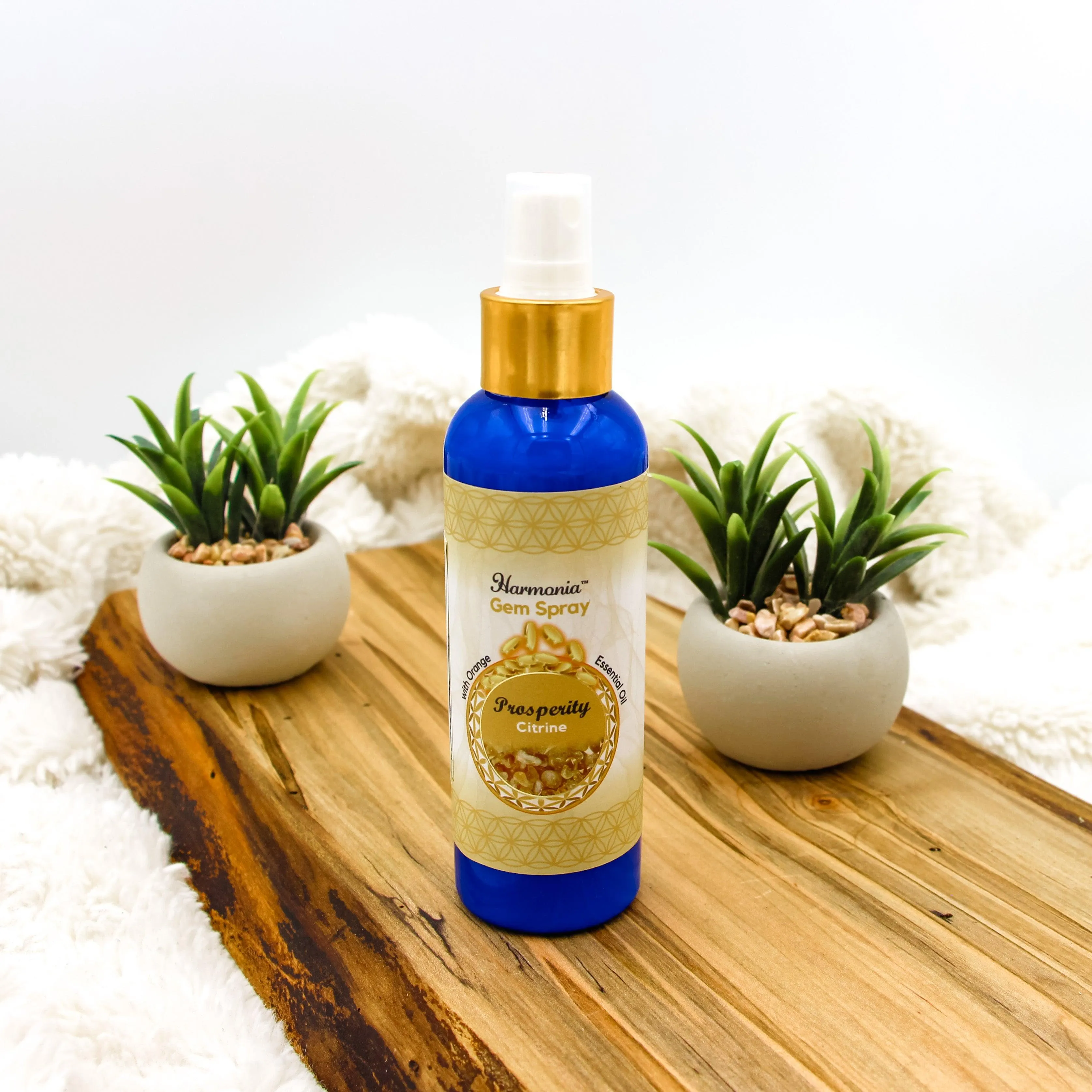 Prosperity Citrine Crystal Wellness Spray for Guidance