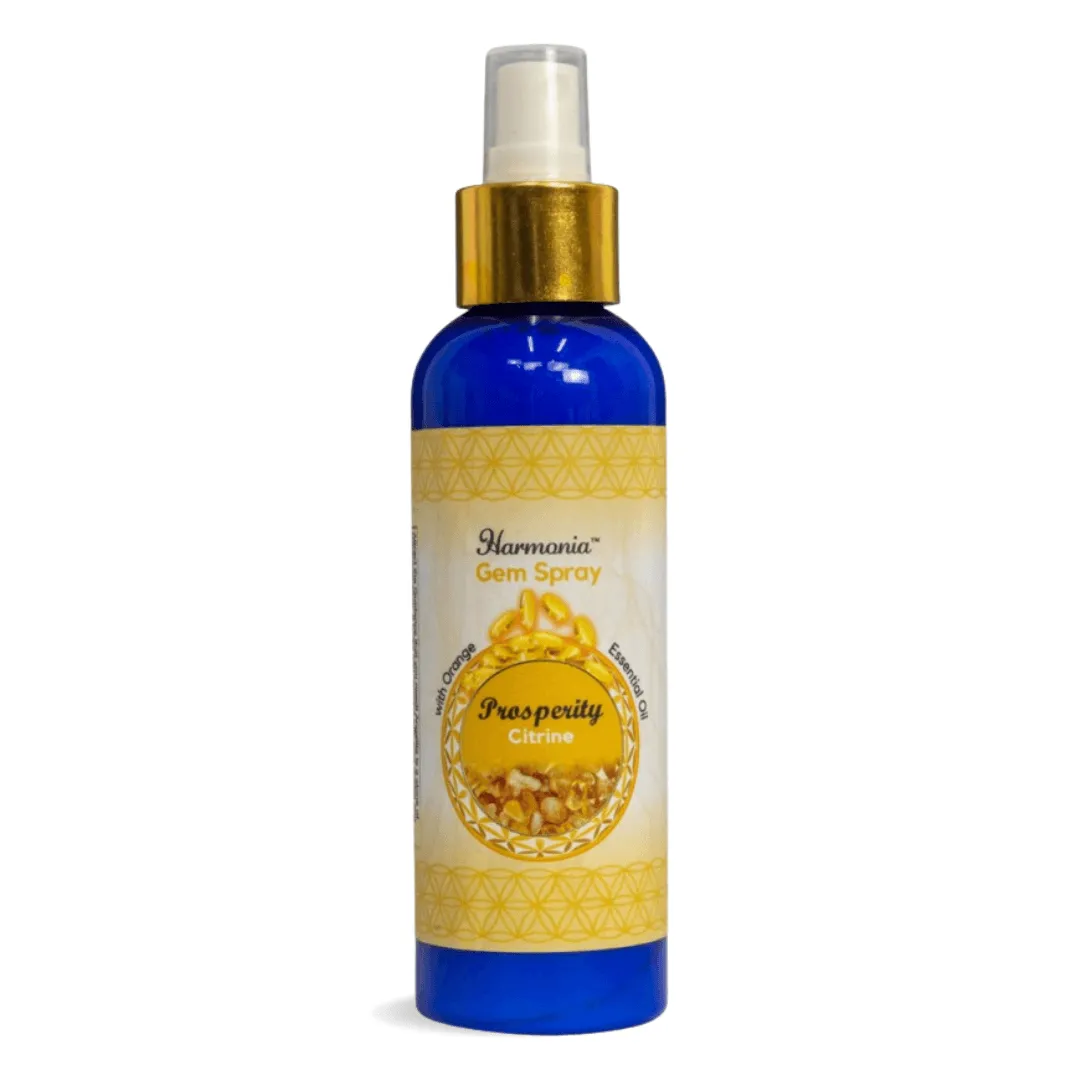 Prosperity Citrine Crystal Wellness Spray for Guidance