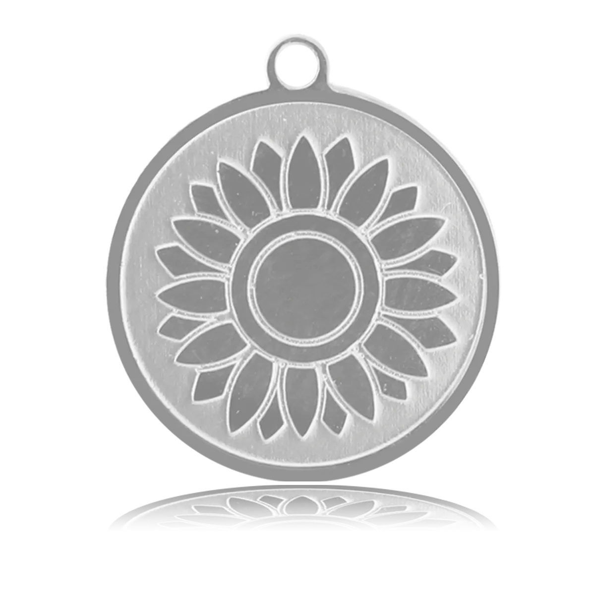 Sunflower Charm with Blue Zebra Jade Charity Bracelet