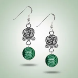 Tz'i' Glyph Earrings