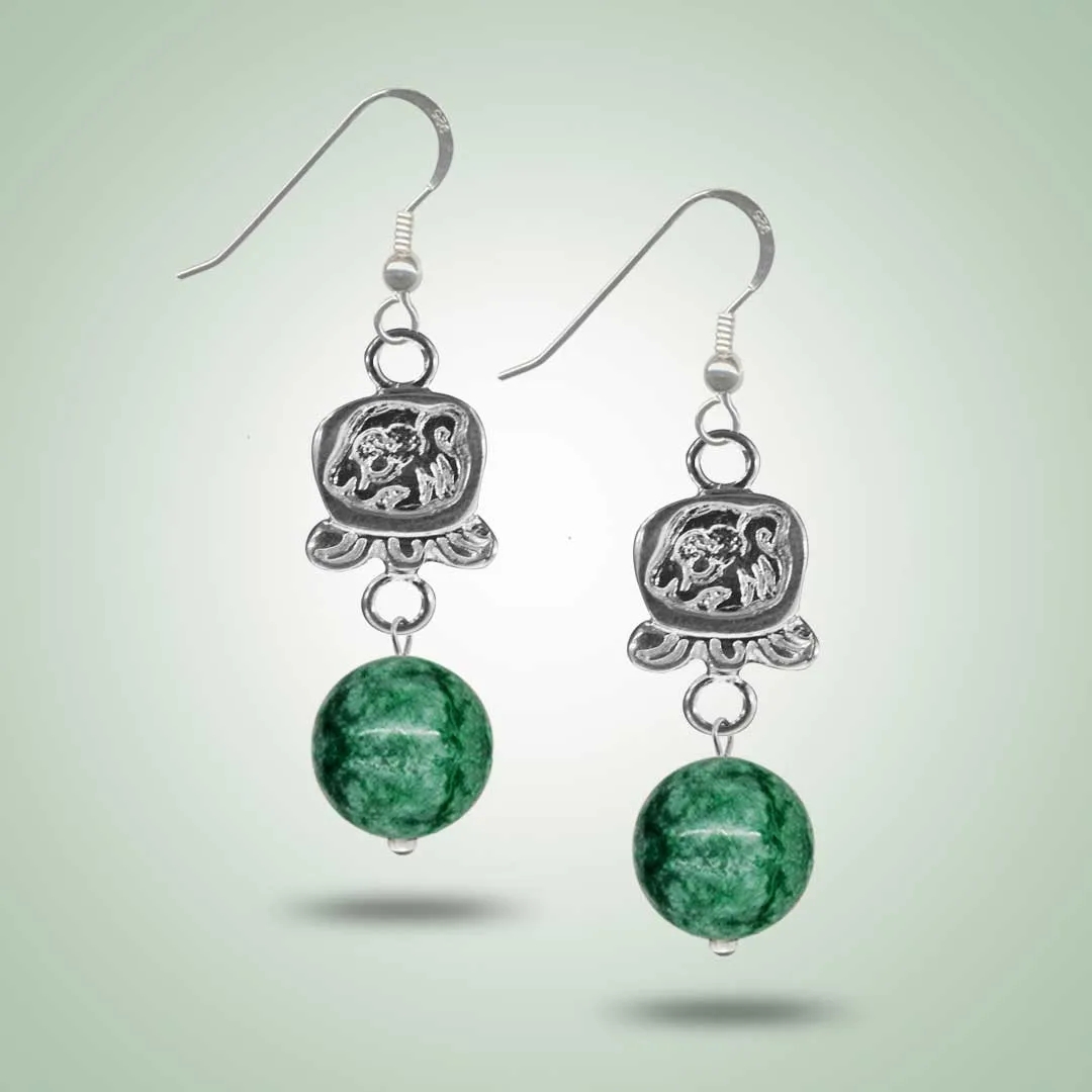 Tz'i' Glyph Earrings